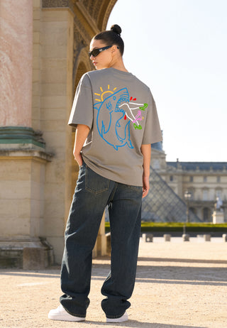 T-shirt Boxy "Shark"