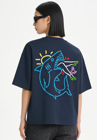 T-shirt Boxy "Shark"