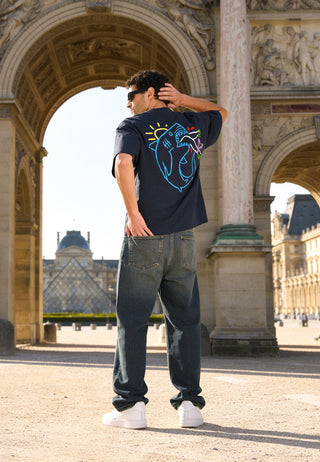T-shirt Boxy "Shark"