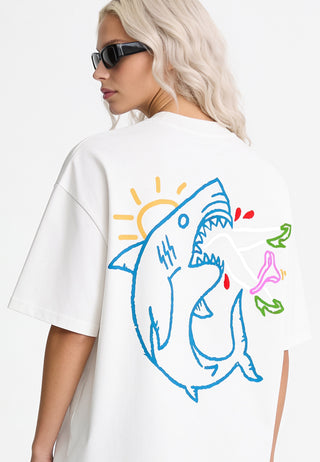 T-shirt Boxy "Shark"