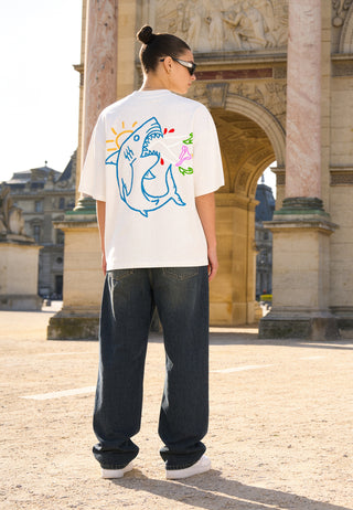 T-shirt Boxy "Shark"