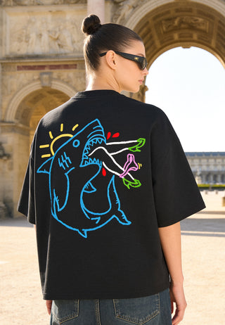 T-shirt Boxy "Shark"
