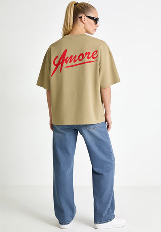 T-shirt Boxy "Amore"