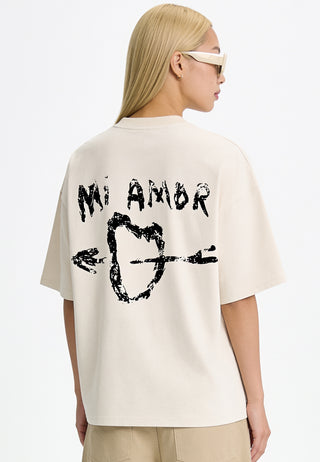 T-shirt Boxy "Mi Amor"