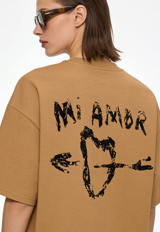 T-shirt Boxy "Mi Amor"