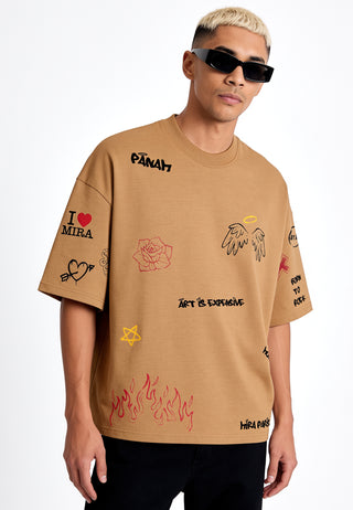 T-shirt Boxy "Graffiti Mira"