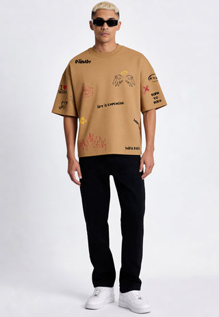 T-shirt Boxy "Graffiti Mira"