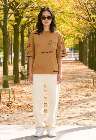 T-shirt Boxy "Graffiti Mira"