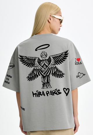 T-shirt Boxy "Graffiti Mira"