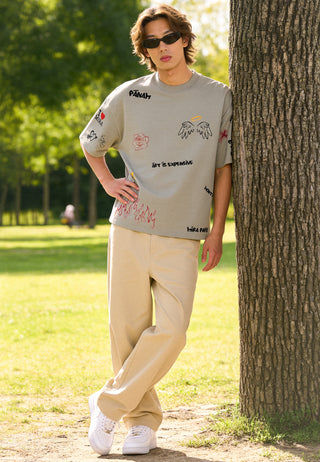 T-shirt Boxy "Graffiti Mira"