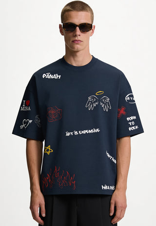 T-shirt Boxy "Graffiti Mira"