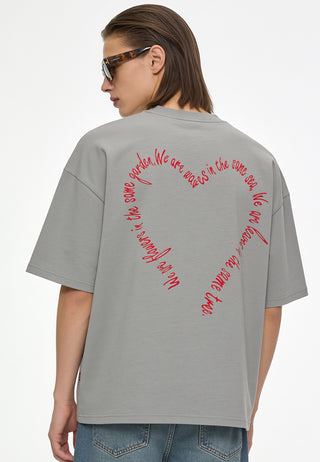 T-shirt Boxy "Flowers"