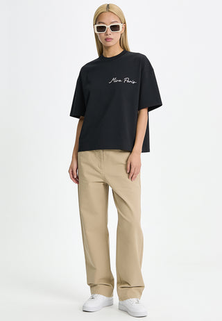 T-shirt Boxy "Flowers"