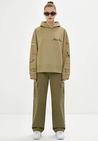 Hoodie Boxy "Tattoo Sweet"