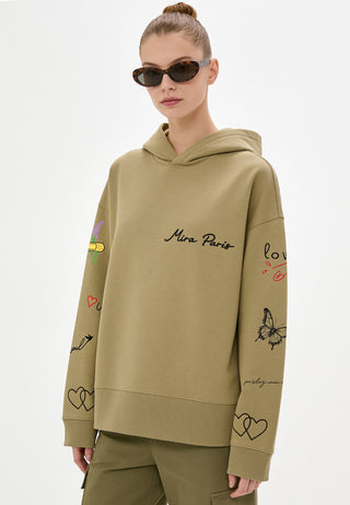 Hoodie Boxy "Tattoo Sweet"
