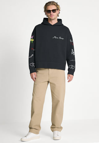Hoodie Boxy "Tattoo Sweet"