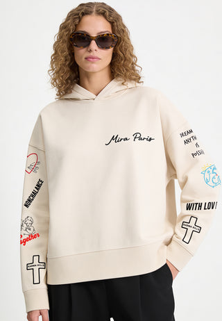 Hoodie Boxy "Tattoo Be Kind"