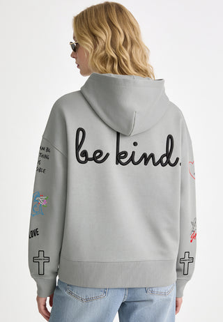 Hoodie Boxy "Tattoo Be Kind"