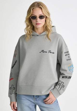 Hoodie Boxy "Tattoo Be Kind"