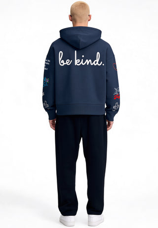 Hoodie Boxy "Tattoo Be Kind"