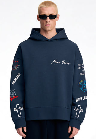 Hoodie Boxy "Tattoo Be Kind"