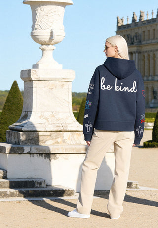 Hoodie Boxy "Tattoo Be Kind"