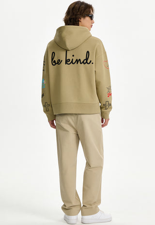 Hoodie Boxy "Tattoo Be Kind"
