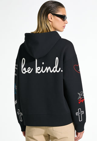 Hoodie Boxy "Tattoo Be Kind"