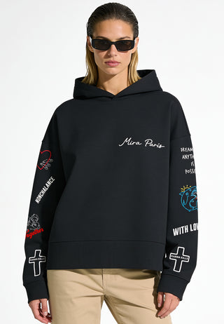 Hoodie Boxy "Tattoo Be Kind"