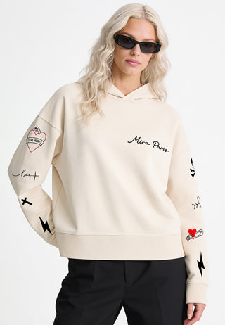 Hoodie Boxy "Tattoo Mi Amor"