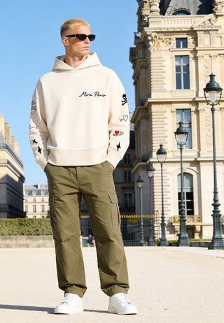 Hoodie Boxy "Tattoo Mi Amor"