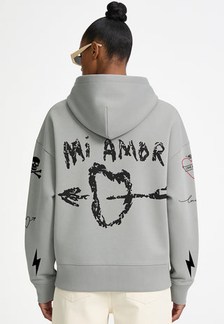 Hoodie Boxy "Tattoo Mi Amor"