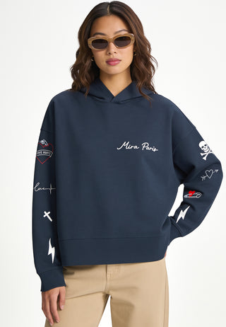 Hoodie Boxy "Tattoo Mi Amor"