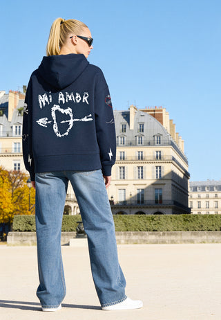 Hoodie Boxy "Tattoo Mi Amor"