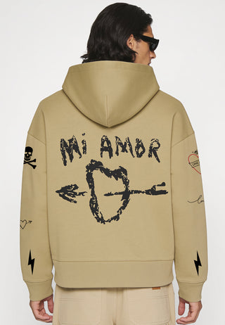 Hoodie Boxy "Tattoo Mi Amor"