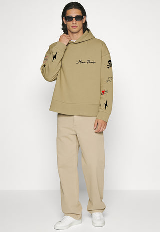 Hoodie Boxy "Tattoo Mi Amor"