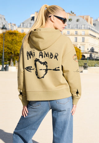 Hoodie Boxy "Tattoo Mi Amor"