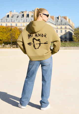 Hoodie Boxy "Tattoo Mi Amor"