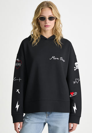 Hoodie Boxy "Tattoo Mi Amor"