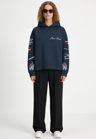 Hoodie Boxy "Tattoo Crush"