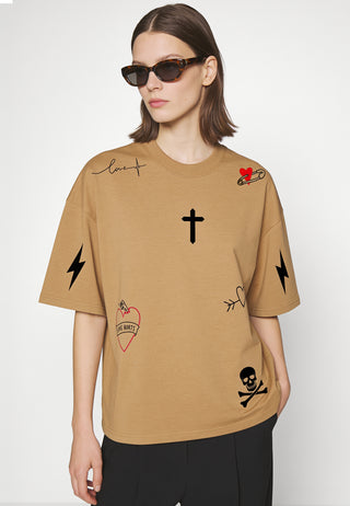 T-shirt Boxy "Tattoo Mi Amor"