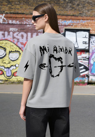T-shirt Boxy "Tattoo Mi Amor"