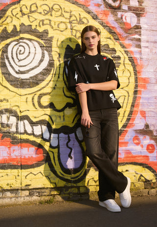 T-shirt Boxy "Tattoo Mi Amor"