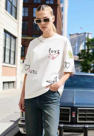 T-shirt Boxy "Tattoo Sweet"