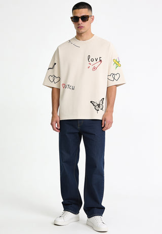 T-shirt Boxy "Tattoo Sweet"