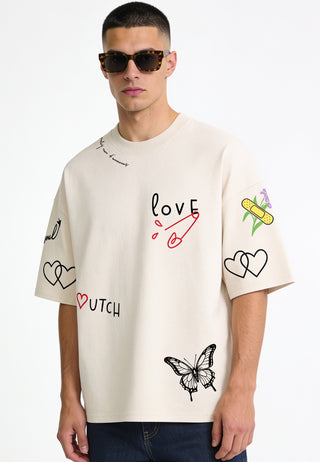 T-shirt Boxy "Tattoo Sweet"