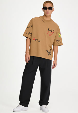 T-shirt Boxy "Tattoo Sweet"
