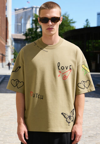 T-shirt Boxy "Tattoo Sweet"