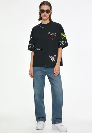 T-shirt Boxy "Tattoo Sweet"