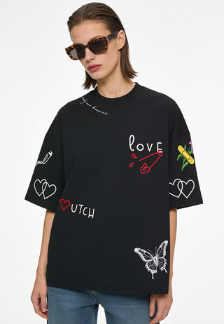 T-shirt Boxy "Tattoo Sweet"